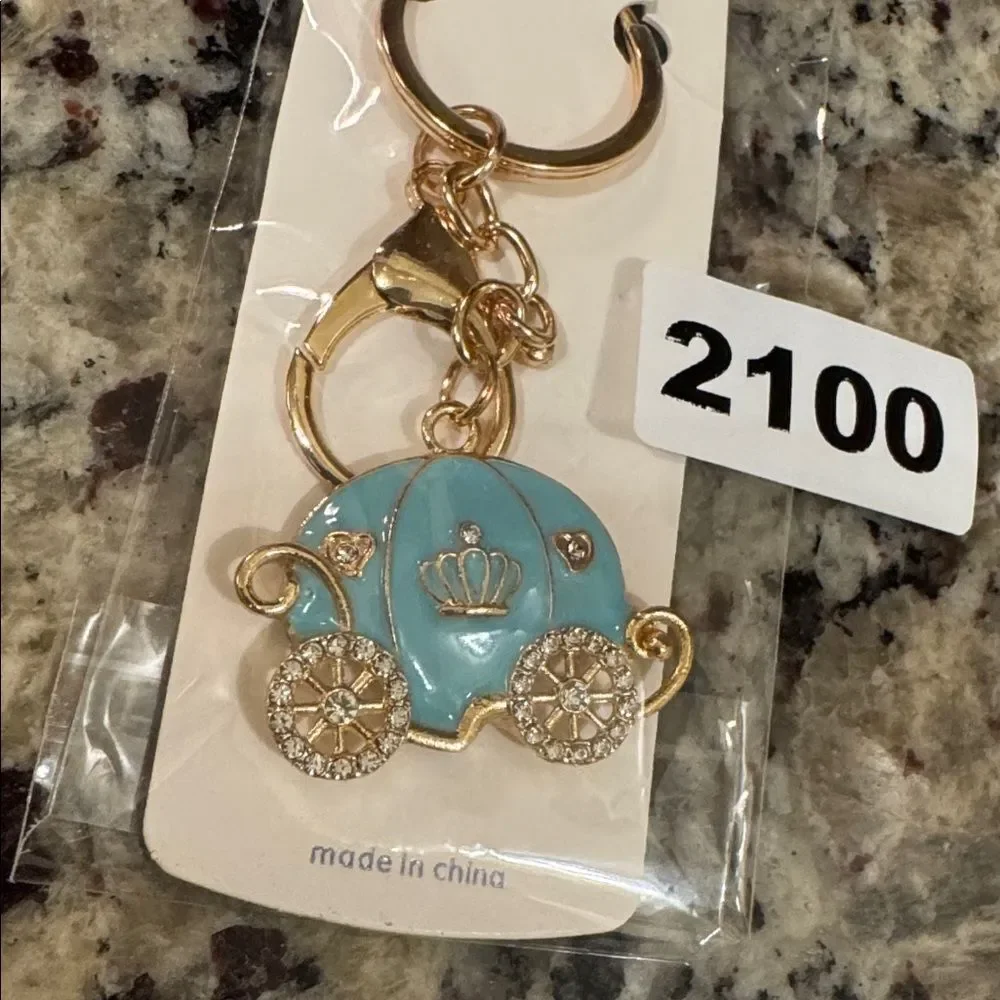 2100 Princesses Carriage‎ Key Ring & Bag Charm